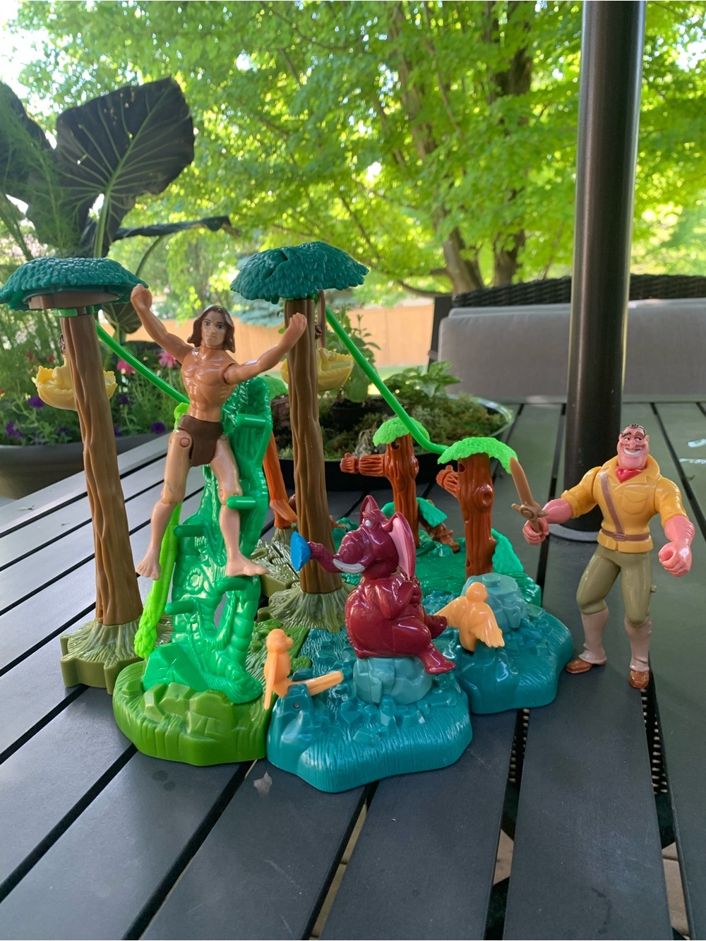 Vintage Disney Tarzan Jungle Scene Adventure McDonalds 2000